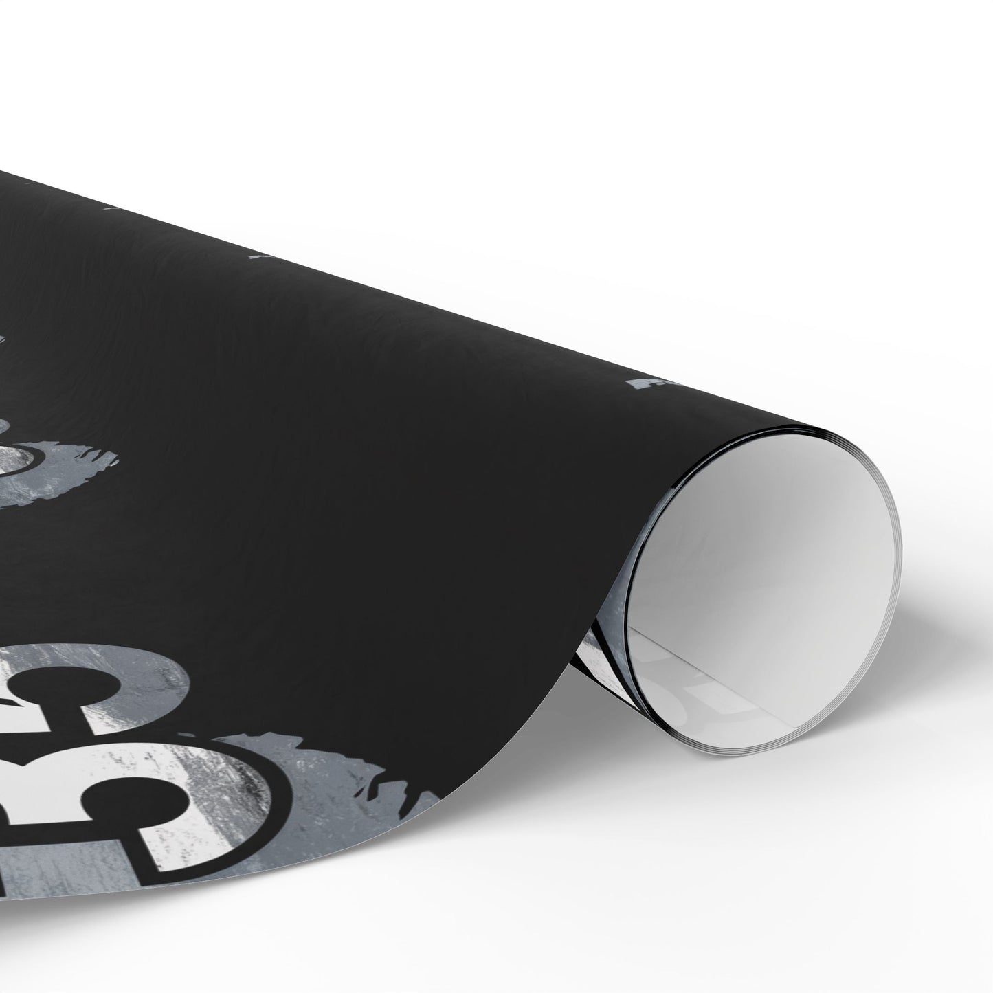 Bold Black Wrapping Paper | Unique Gift Wrap, Birthday, Celebration, Party Supplies, Holiday Packaging
