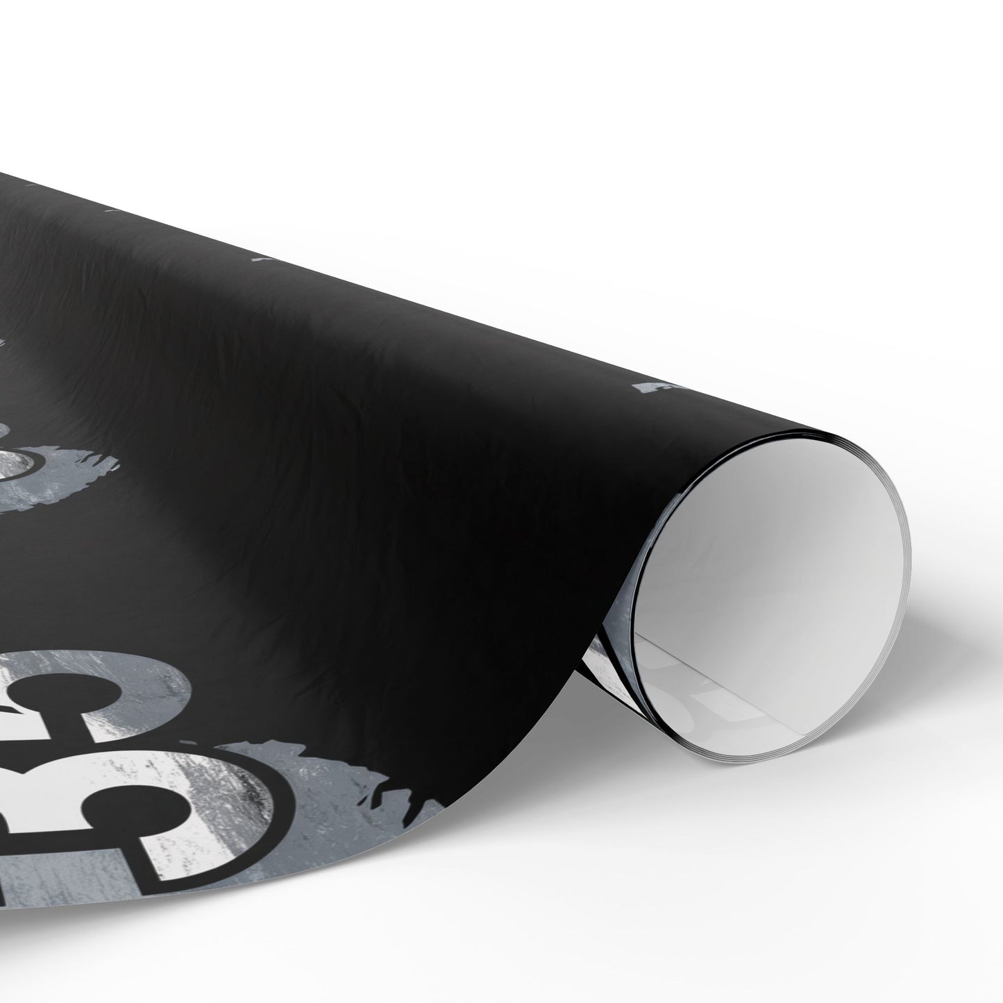 Bold Black Wrapping Paper | Unique Gift Wrap, Birthday, Celebration, Party Supplies, Holiday Packaging