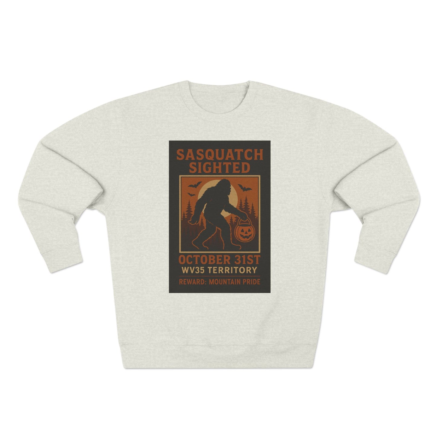 Sasquatch Sighting Sweatshirt, Unisex Crewneck, Halloween Clothing, Cozy Fall Apparel, Funny Gift for Outdoor Lovers, Unique Monster Sweater