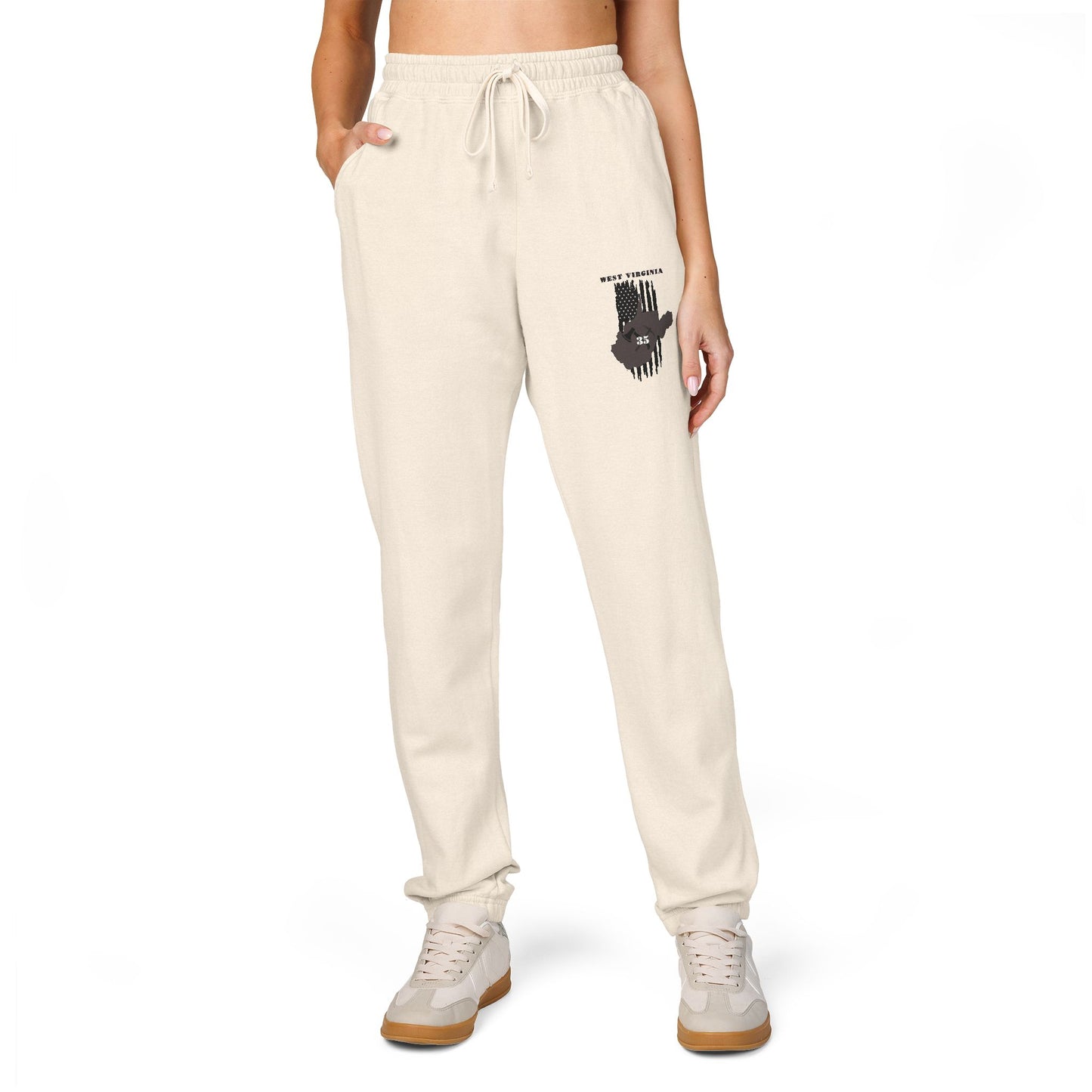 Unisex Garment-Dyed Fleece Sweatpants