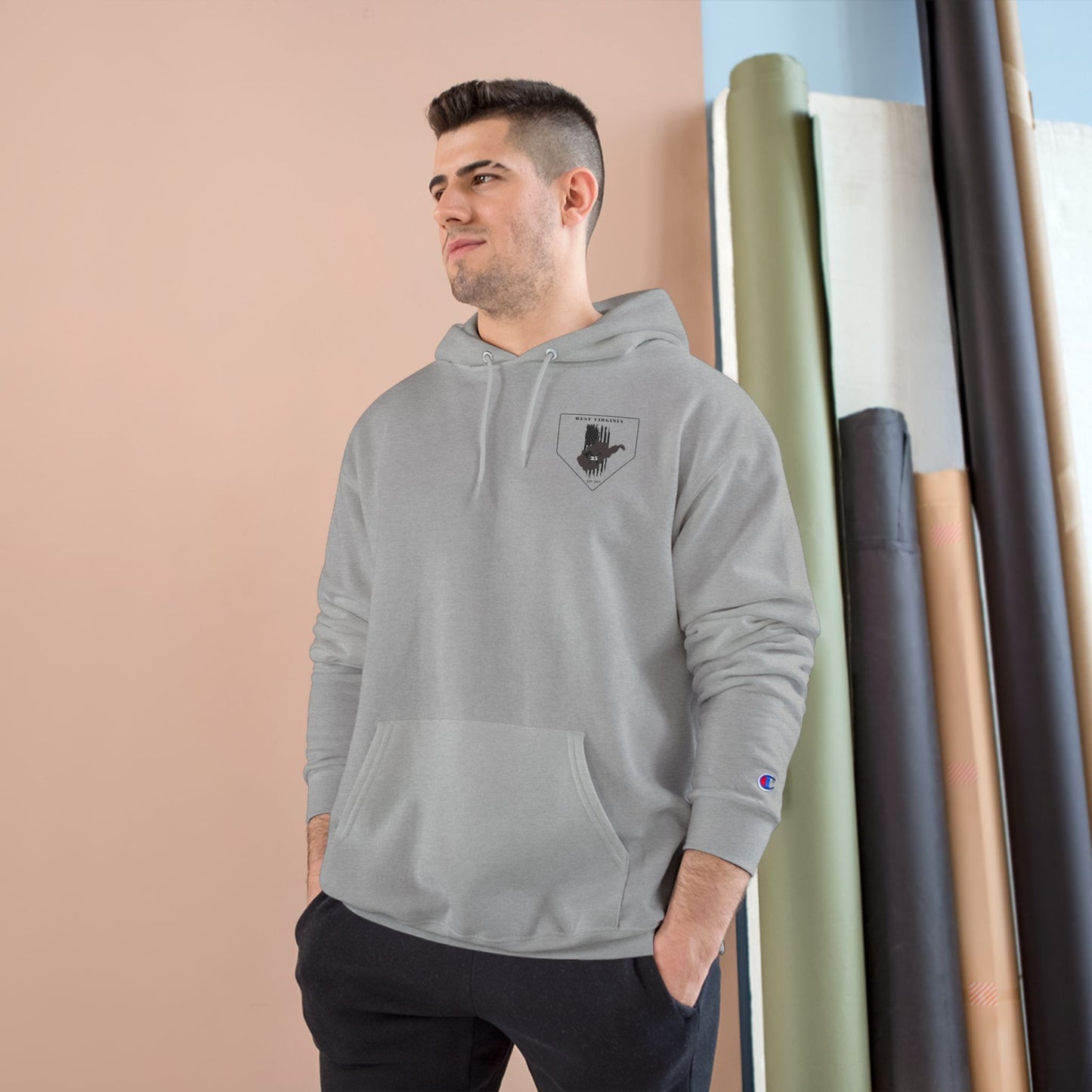 Stylish Champion Hoodie with Bold Graphic Design - Perfect for Casual Looks, Faith-Inspired Apparel, Gift for Religious Occasions, [...]