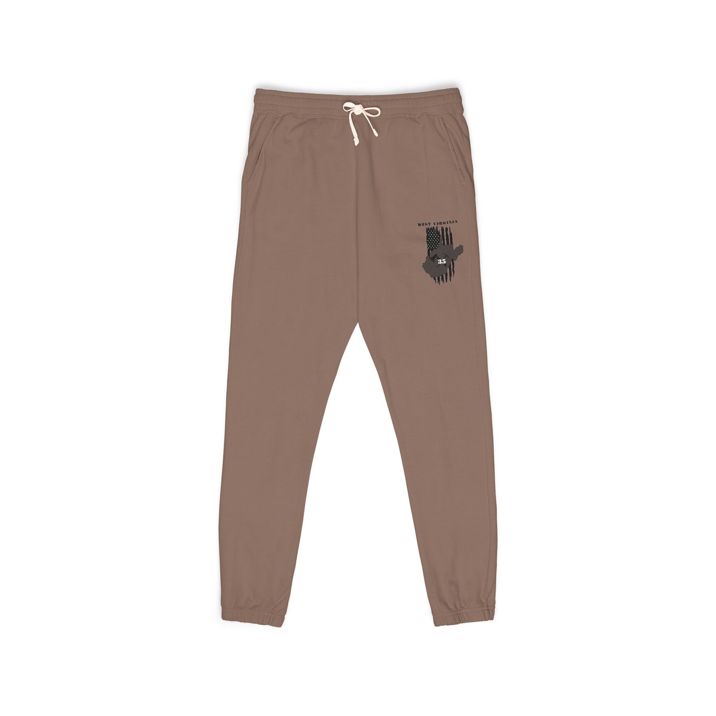 Unisex Garment-Dyed Fleece Sweatpants
