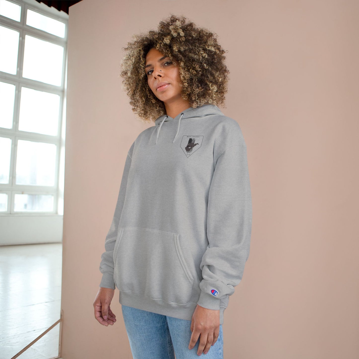 Stylish Champion Hoodie with Bold Graphic Design - Perfect for Casual Looks, Faith-Inspired Apparel, Gift for Religious Occasions, [...]